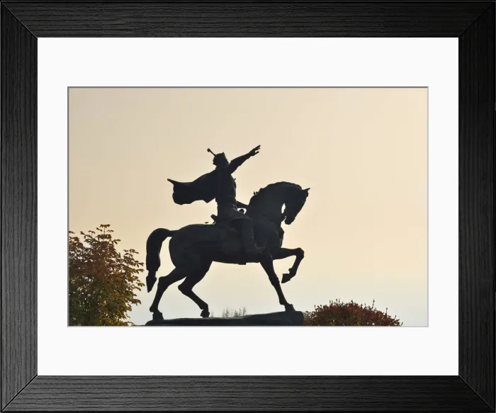 Framed Print : Statue of Amir Timur (Tamerlane, 1336-1405) Framed Print : Statue of Amir Timur (Tamerlane, 1336-1405)