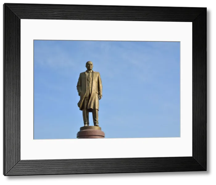 Framed Print : The statue of the late leader Islam Karimov Framed Print : The statue of the late leader Islam Karimov