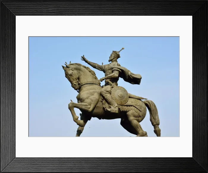 Framed Print : Statue of Amir Timur (Tamerlane, 1336-1405) Framed Print : Statue of Amir Timur (Tamerlane, 1336-1405)