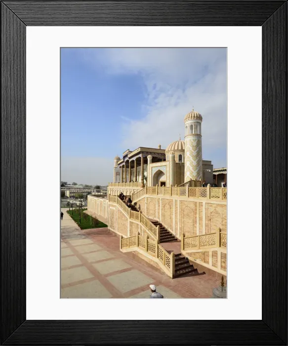 Framed Print : Hazrat Khizr Mosque. The 8th-century mosque that once stood here was burnt by Chinggis