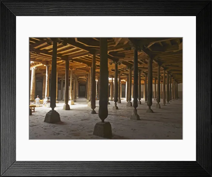 Framed Print : Juma Mosque, Khiva, Uzbekistan Framed Print : Juma Mosque, Khiva, Uzbekistan