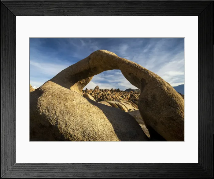 Framed Print : Mobius Arch, Lone Pine, California, USA Framed Print : Mobius Arch, Lone Pine, California, USA