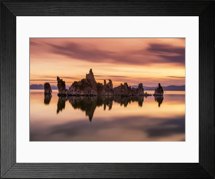 Framed Print : Mono Lake at Sunrise, California, USA Framed Print : Mono Lake at Sunrise, California, USA