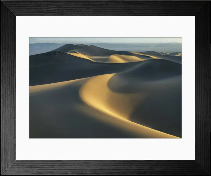 Framed Print : Mesquite Dunes at Sunrise, Death Valley National Park, California, USA Framed Print : Mesquite Dunes at Sunrise, Death Valley National Park, California, USA