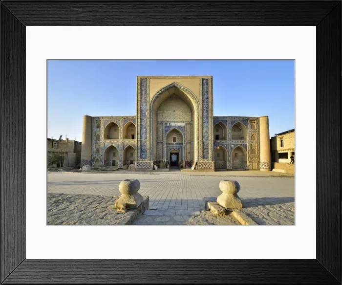 Framed Print : Ulugbek Madrassah. Bukhara, a UNESCO World Heritage Site. Uzbekistan Framed Print : Ulugbek Madrassah. Bukhara, a UNESCO World Heritage Site. Uzbekistan