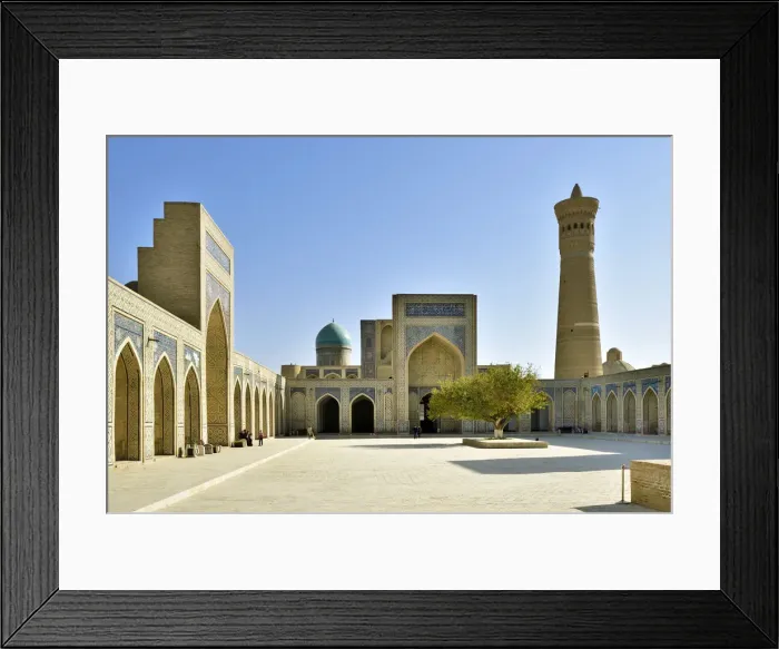 Framed Print : Kalon mosque and minaret. Bukhara, a UNESCO World Heritage Site. Uzbekistan Framed Print : Kalon mosque and minaret. Bukhara, a UNESCO World Heritage Site. Uzbekistan
