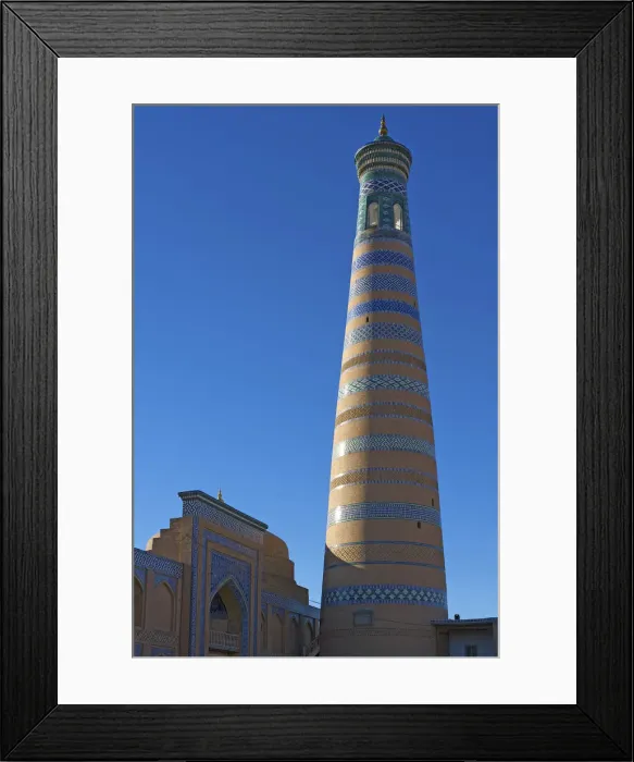 Framed Print : Madrasa Islom-Huja, Kviva, Uzbekistan Framed Print : Madrasa Islom-Huja, Kviva, Uzbekistan