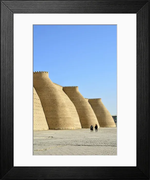 Framed Print : City walls. Ark fortress, Bukhara, a UNESCO World Heritage Site. Uzbekistan Framed Print : City walls. Ark fortress, Bukhara, a UNESCO World Heritage Site. Uzbekistan