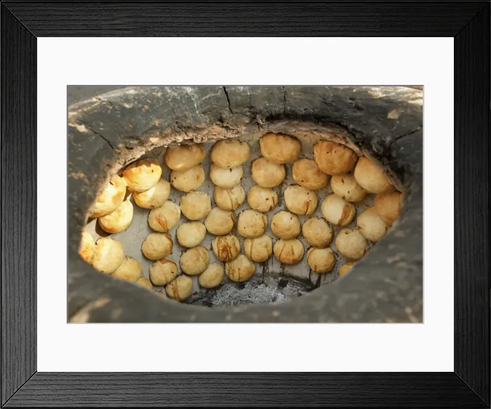 Framed Print : Samsa (samosa), a fried or baked dish with a filling of vegetables and minced lamb Framed Print : Samsa (samosa), a fried or baked dish with a filling of vegetables and minced lamb