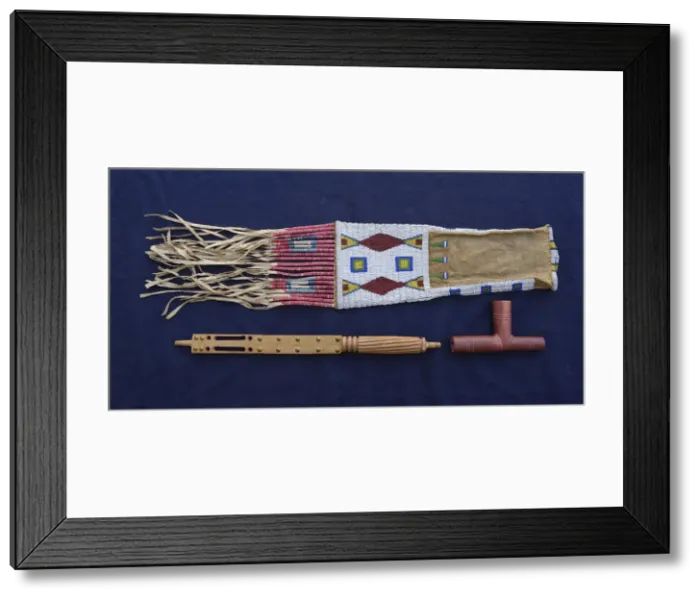 Framed Print : Significant Lakota indian artifacts, South Dakota, USA Framed Print : Significant Lakota indian artifacts, South Dakota, USA