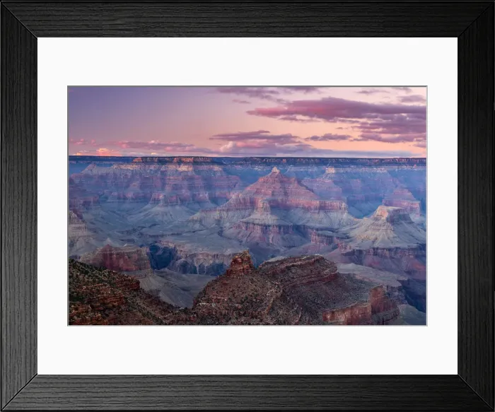 Framed Print : Sunset view of south rim from Hopi Point, Grand Canyon National Park, Arizona, USA Framed Print : Sunset view of south rim from Hopi Point, Grand Canyon National Park, Arizona, USA