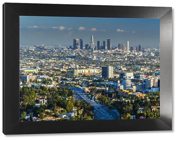 City skyline, Los Angeles, California, USA