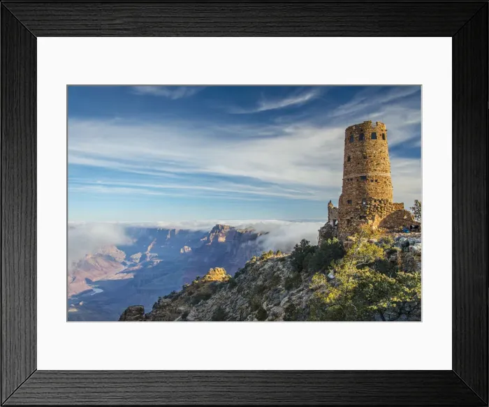 Framed Print : Desert View Watchtower, Grand Canyon National Park, Arizona, USA Framed Print : Desert View Watchtower, Grand Canyon National Park, Arizona, USA