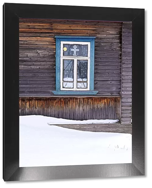 Old wooden house, Dmitrievo, Vologda region, Russia