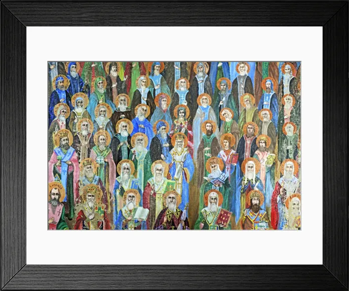 Framed Print : Church interior, Dmitrievo, Vologda region, Russia Framed Print : Church interior, Dmitrievo, Vologda region, Russia