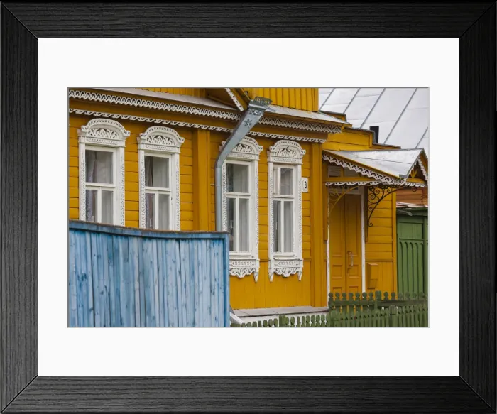Framed Print : Russia, Vladimir Oblast, Golden Ring, Suzdal, traditional Russian buildings, window Framed Print : Russia, Vladimir Oblast, Golden Ring, Suzdal, traditional Russian buildings, window