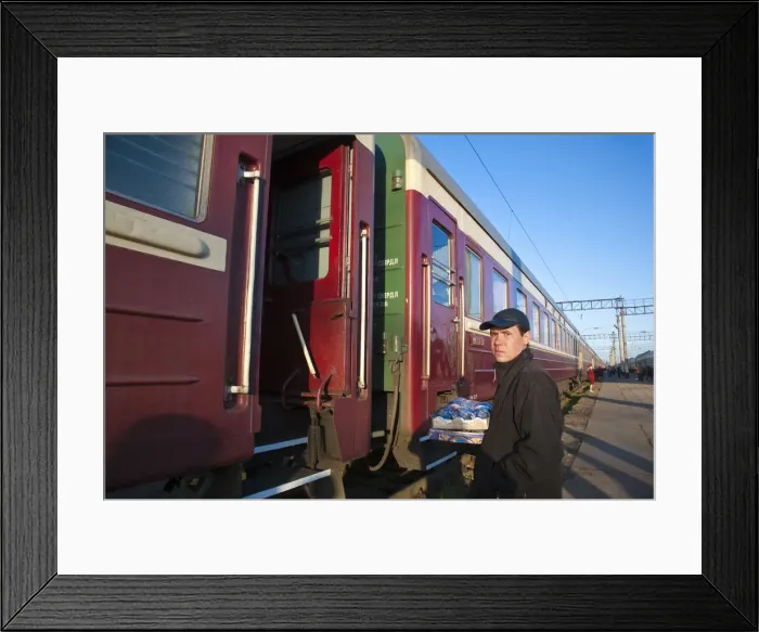 Framed Print : Russia, Trans Siberia Railway, Ekaterinburg to Moscow, Train 077 Framed Print : Russia, Trans Siberia Railway, Ekaterinburg to Moscow, Train 077