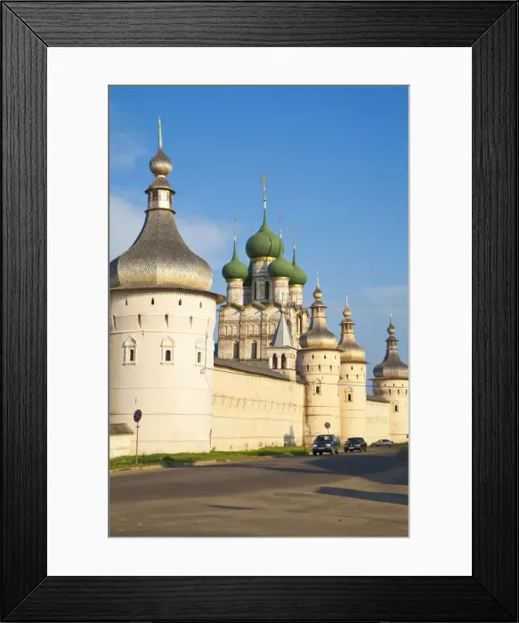 Framed Print : Russia, The Golden Ring, Rostov The Great, The Kremlin One of the oldest Russian towns Framed Print : Russia, The Golden Ring, Rostov The Great, The Kremlin One of the oldest Russian towns