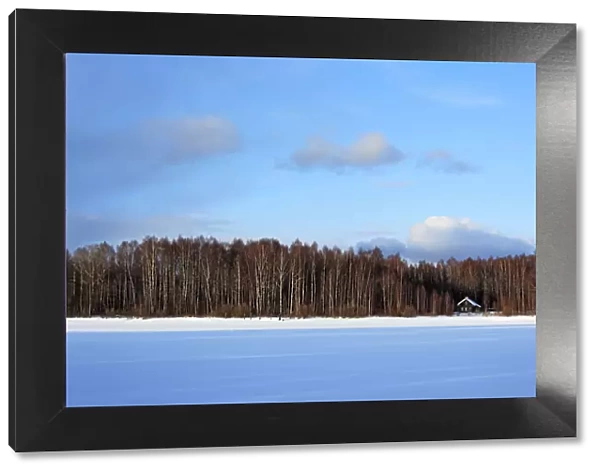 Winter landscape, Suda, Vologda region, Russia