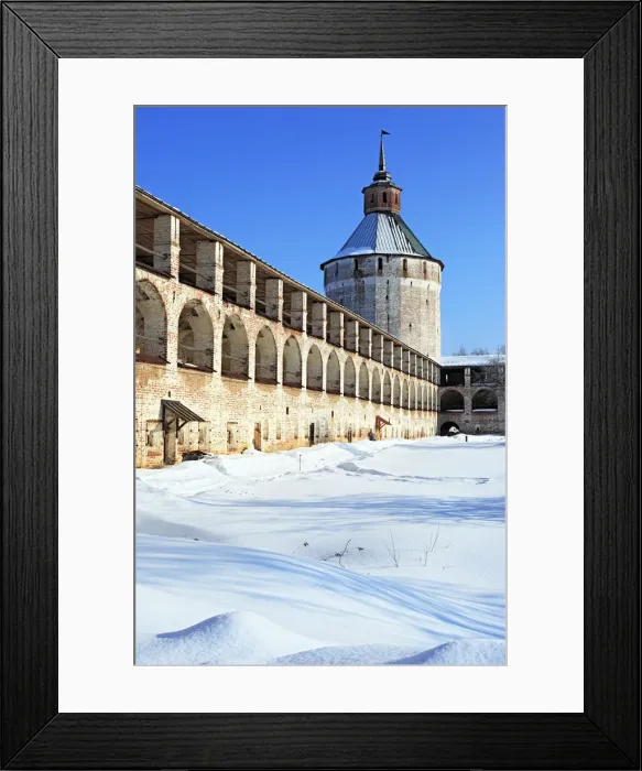 Framed Print : Towers of Kirillo-Belozersky Monastery, Kirillov, Vologda region, Russia Framed Print : Towers of Kirillo-Belozersky Monastery, Kirillov, Vologda region, Russia