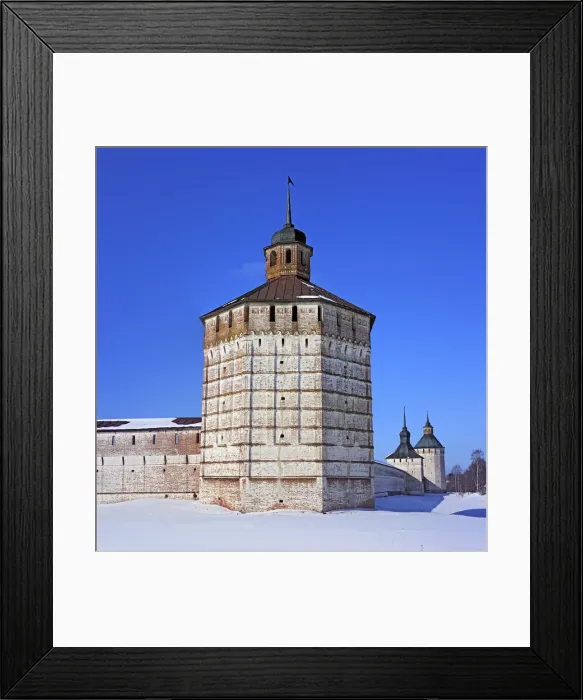 Framed Print : Towers of Kirillo-Belozersky Monastery, Kirillov, Vologda region, Russia Framed Print : Towers of Kirillo-Belozersky Monastery, Kirillov, Vologda region, Russia