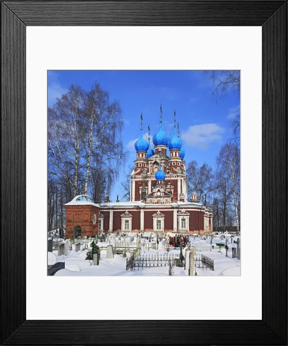 Framed Print : Church of Kazan icon of Our Lady (1694), Ustyuzhna, Vologda region, Russia Framed Print : Church of Kazan icon of Our Lady (1694), Ustyuzhna, Vologda region, Russia