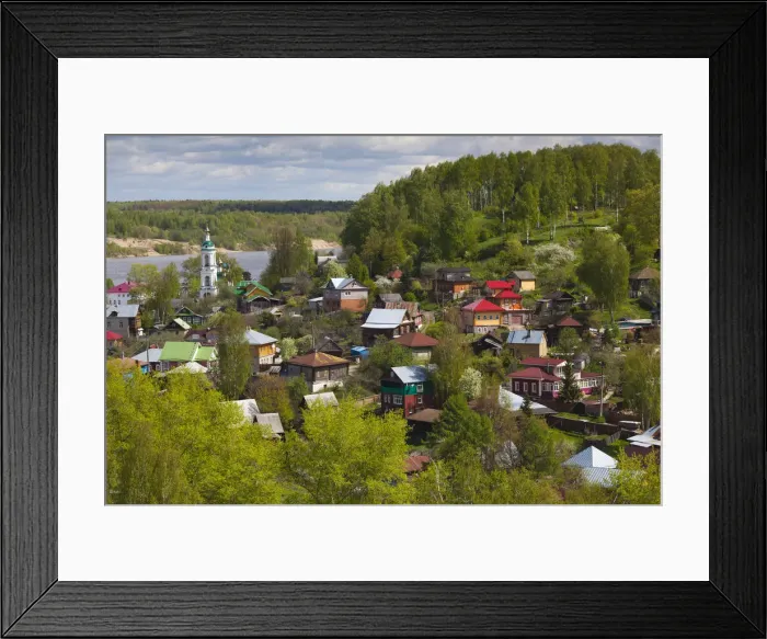 Framed Print : Russia, Ivanovo Oblast, Golden Ring, Plyos of Volga River Framed Print : Russia, Ivanovo Oblast, Golden Ring, Plyos of Volga River