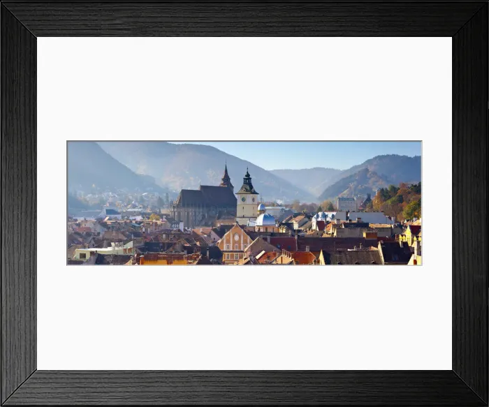 Framed Print : The Black Church & Clock Tower, Piata Sfatului, Brasov, Transylvania, Romania Framed Print : The Black Church & Clock Tower, Piata Sfatului, Brasov, Transylvania, Romania