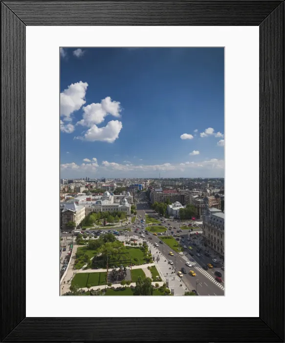 Framed Print : Romania, Bucharest, Piata Universitatii, Coltea Hospital along Boulevard IC Bratianu Framed Print : Romania, Bucharest, Piata Universitatii, Coltea Hospital along Boulevard IC Bratianu