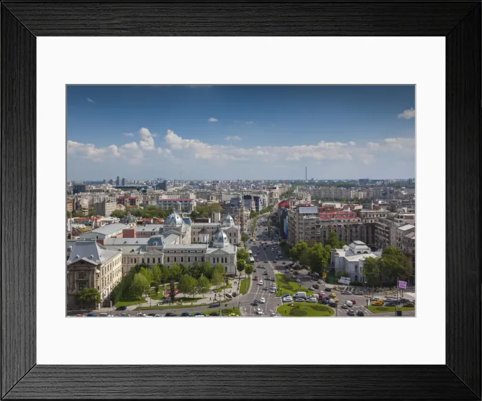 Framed Print : Romania, Bucharest, Piata Universitatii, Coltea Hospital along Boulevard IC Bratianu Framed Print : Romania, Bucharest, Piata Universitatii, Coltea Hospital along Boulevard IC Bratianu