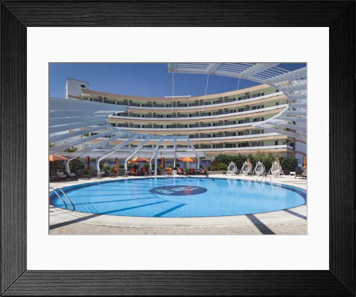 Framed Print : Romania, Black Sea Coast, Mamaia, Vega Hotel, pool Framed Print : Romania, Black Sea Coast, Mamaia, Vega Hotel, pool