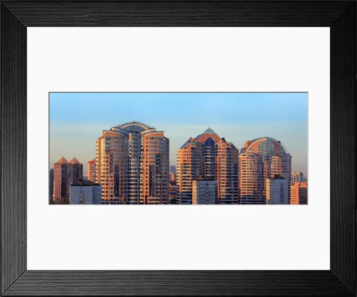 Framed Print : Apartment buildings, Moscow, Russia Framed Print : Apartment buildings, Moscow, Russia
