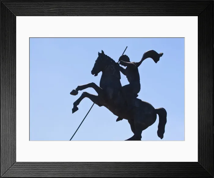 Framed Print : Russia, Moscow, Victory Park, Monument of St George slaying the dragon Framed Print : Russia, Moscow, Victory Park, Monument of St George slaying the dragon