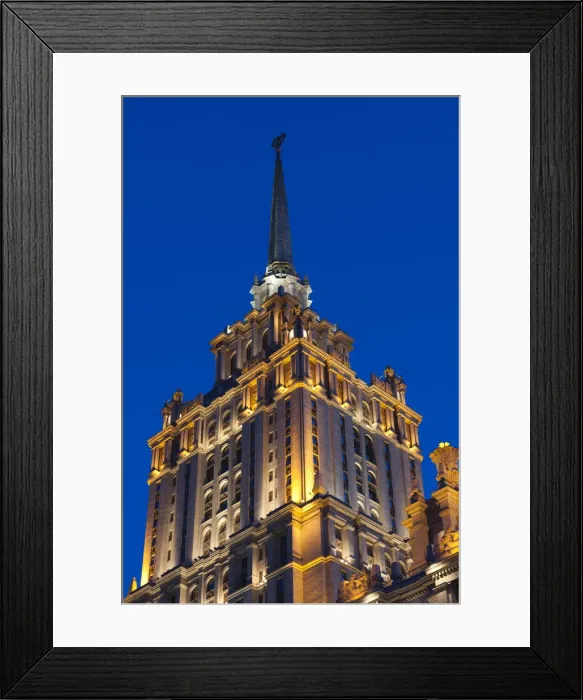 Framed Print : Russia, Moscow, Presnya-area, Ukraina Hotel, one of the Stalin Seven Sisters buildings Framed Print : Russia, Moscow, Presnya-area, Ukraina Hotel, one of the Stalin Seven Sisters buildings