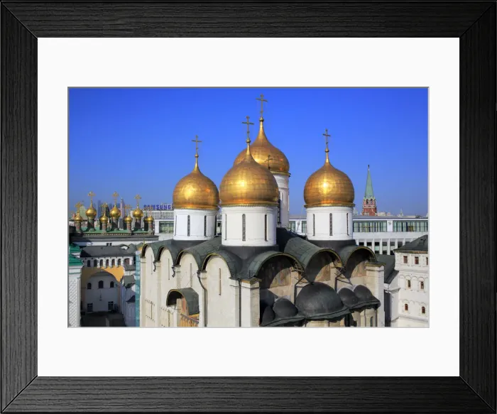 Framed Print : Dormition Cathedral (1479), view from Ivan the Great bell tower, Moscow Kremlin, Moscow Framed Print : Dormition Cathedral (1479), view from Ivan the Great bell tower, Moscow Kremlin, Moscow