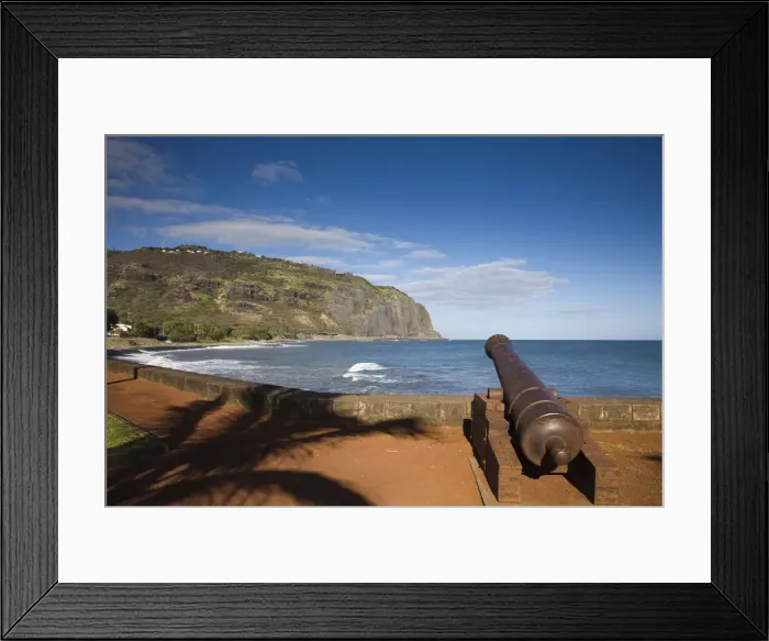Framed Print : France, Reunion Island, St-Denis, view of La Montaigne from Le Barachois waterfront Framed Print : France, Reunion Island, St-Denis, view of La Montaigne from Le Barachois waterfront