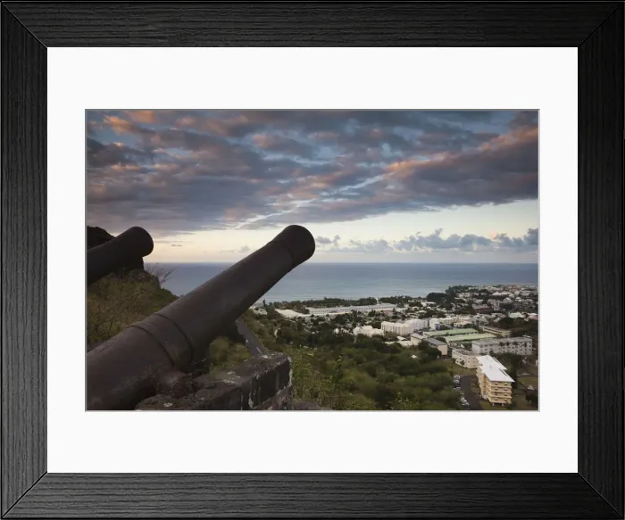 Framed Print : Reunion Island, St-Denis view from La Montaigne Framed Print : Reunion Island, St-Denis view from La Montaigne