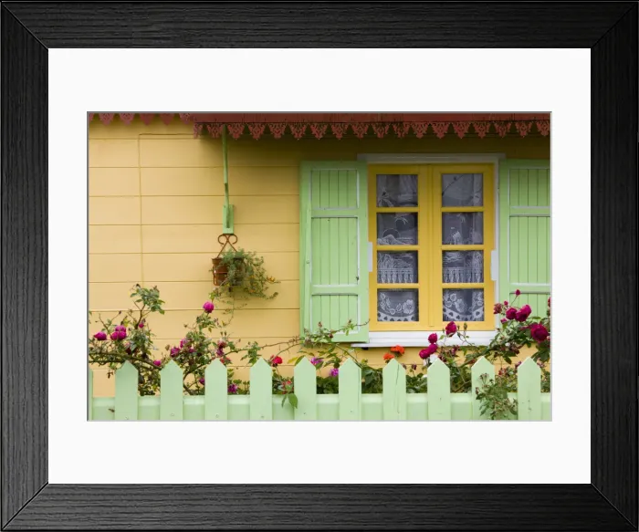 Framed Print : Reunion Island, Cirque de Salazie, Hell-Bourg, town cottage Framed Print : Reunion Island, Cirque de Salazie, Hell-Bourg, town cottage