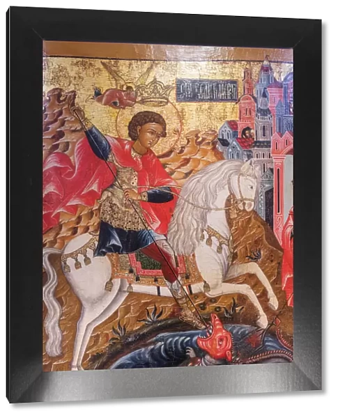 St. George icon, Palekh, Ivanovo region, Russia