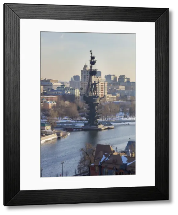 Framed Print : Monument to Peter the Great, cityscape, Moscow, Russia Framed Print : Monument to Peter the Great, cityscape, Moscow, Russia