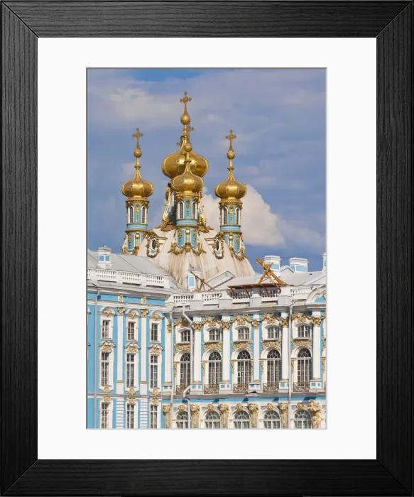 Framed Print : Russia, St Petersburg, Tsarskoe Selo, Catherine Palace (Yekaterinsky Dvorets) Framed Print : Russia, St Petersburg, Tsarskoe Selo, Catherine Palace (Yekaterinsky Dvorets)