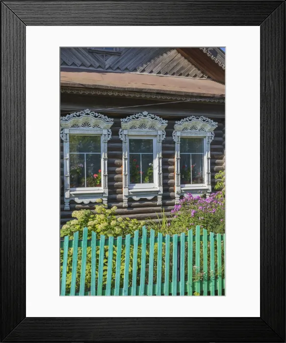 Framed Print : Rural house, Palekh, Ivanovo region, Russia Framed Print : Rural house, Palekh, Ivanovo region, Russia