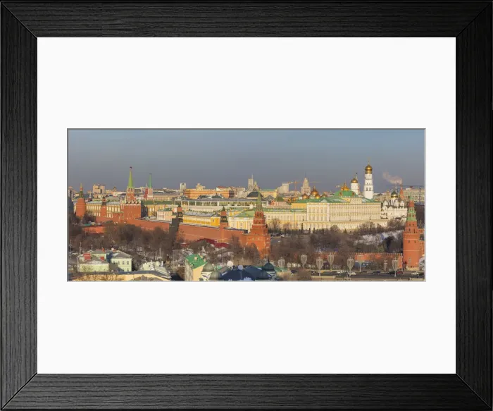 Framed Print : Cityscape, Kremlin, Moscow, Russia