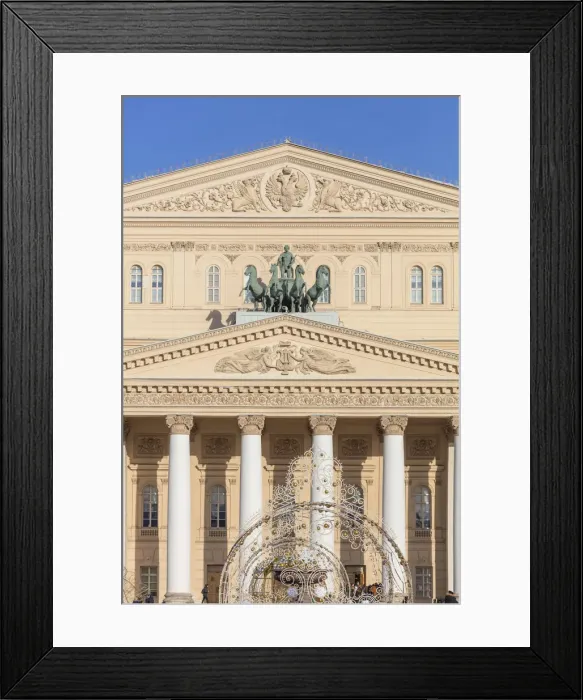 Framed Print : Bolshoi Theatre, Moscow, Russia Framed Print : Bolshoi Theatre, Moscow, Russia