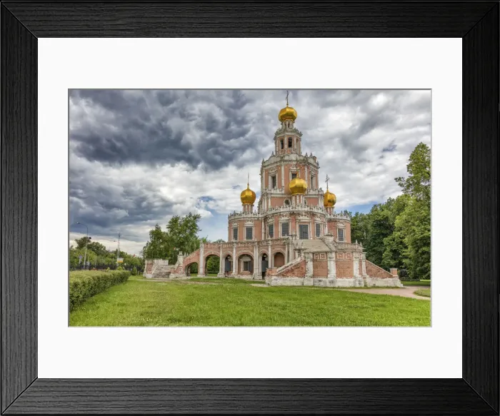 Framed Print : Church of the Intercession (1694), Fili, Moscow, Russia Framed Print : Church of the Intercession (1694), Fili, Moscow, Russia