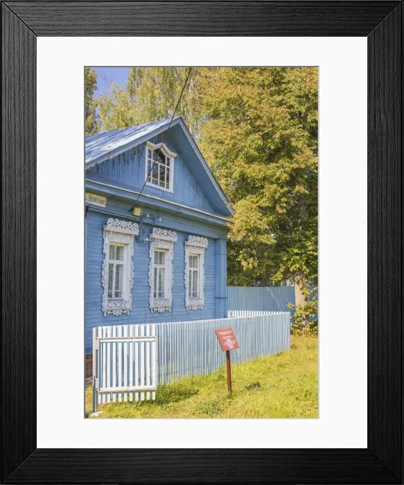 Framed Print : House of artist Pavel Korin, Palekh, Ivanovo region, Russia Framed Print : House of artist Pavel Korin, Palekh, Ivanovo region, Russia