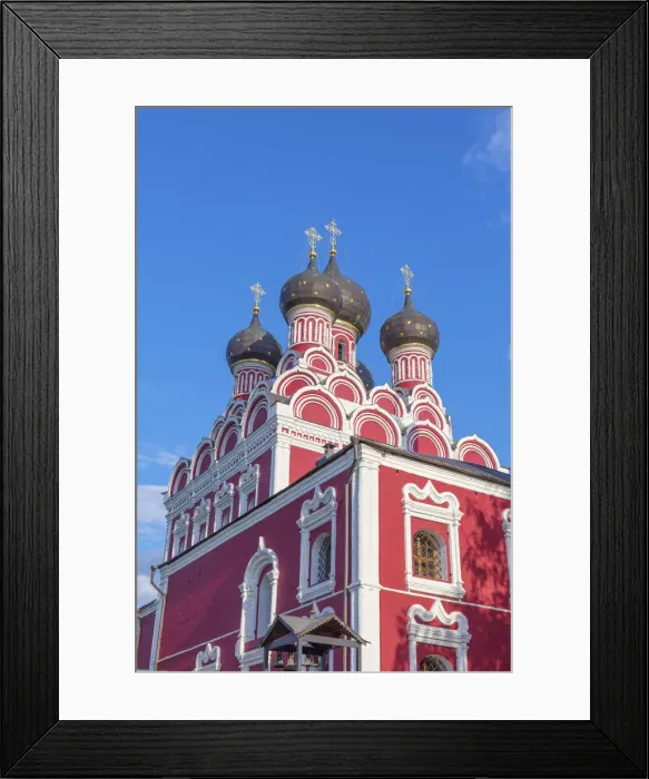 Framed Print : Church of Theotokos of Tikhvin (1680), Alexeyevskoye, Moscow, Russia Framed Print : Church of Theotokos of Tikhvin (1680), Alexeyevskoye, Moscow, Russia