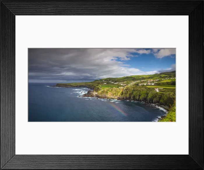 Framed Print : Portugal, Azores, Terceira Island, Quatro Ribeiras of Baia das Quatro Ribeiras bay Framed Print : Portugal, Azores, Terceira Island, Quatro Ribeiras of Baia das Quatro Ribeiras bay