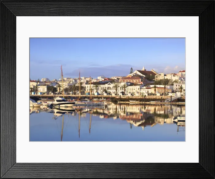 Framed Print : Marina and City of Lagos, Lagos, Western Algarve, Algarve, Portugal, Europe Framed Print : Marina and City of Lagos, Lagos, Western Algarve, Algarve, Portugal, Europe