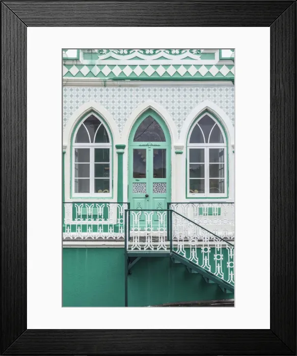 Framed Print : Portugal, Azores, Terceira Island, Altares, Altares Imperio chapel